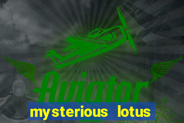 mysterious lotus casebook wei fansub